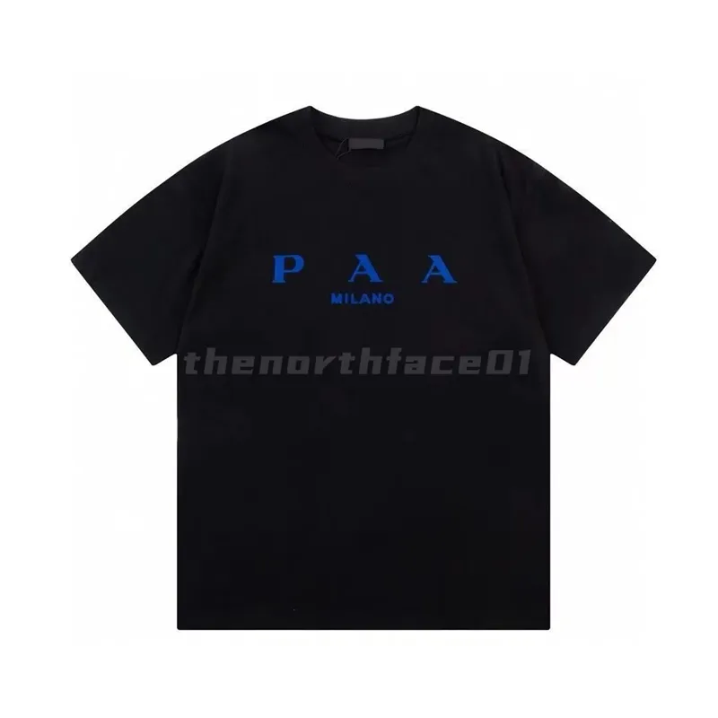 Design mode hommes T-shirt couleur unie lettre impression à manches courtes été respirant T-shirt décontracté Couple haut