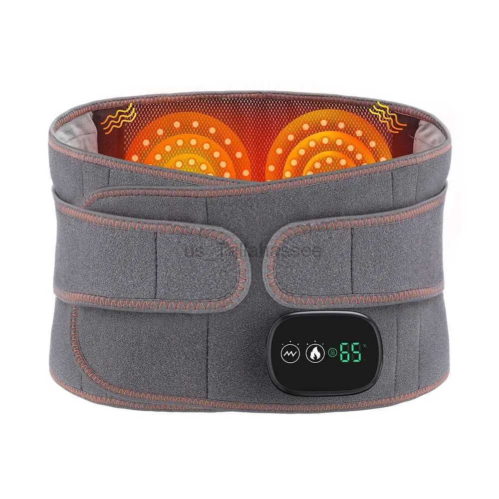 Slimming Belt Electric infrared heating treatment for support belt vibration lower back bracket pain relief muscle massager 240322