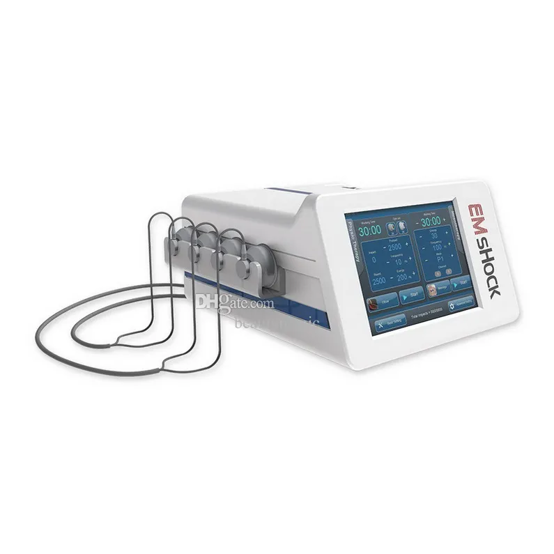 Emshock-therapiemachine 2 in 1 Ems elektrische spierstimulator Cups Shock Wave-apparatuur Shockwave pijnverlichting Fysiotherapie ED-behandeling