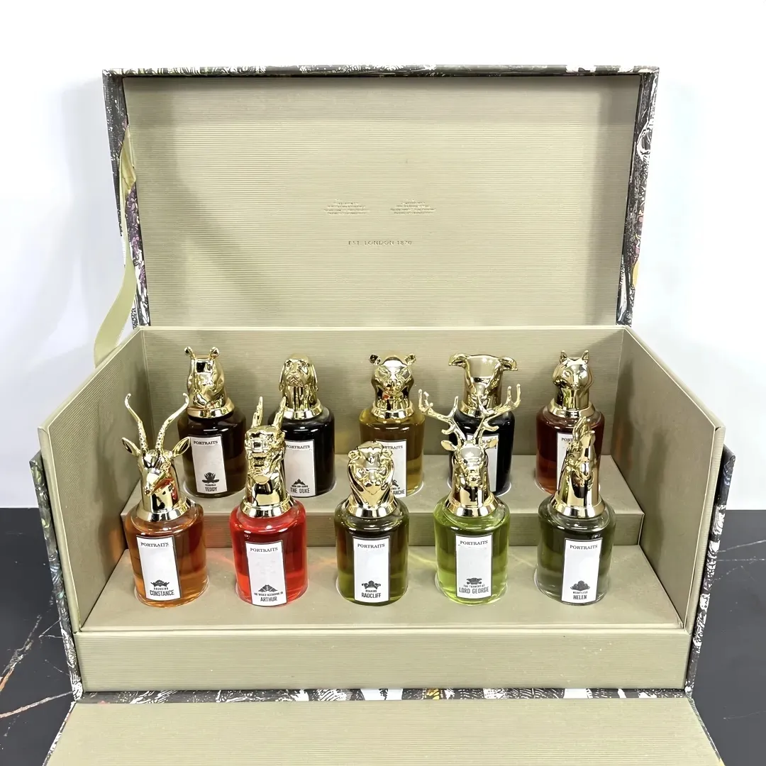 Portraits scent library unisex perfume set 10ml woody eau de