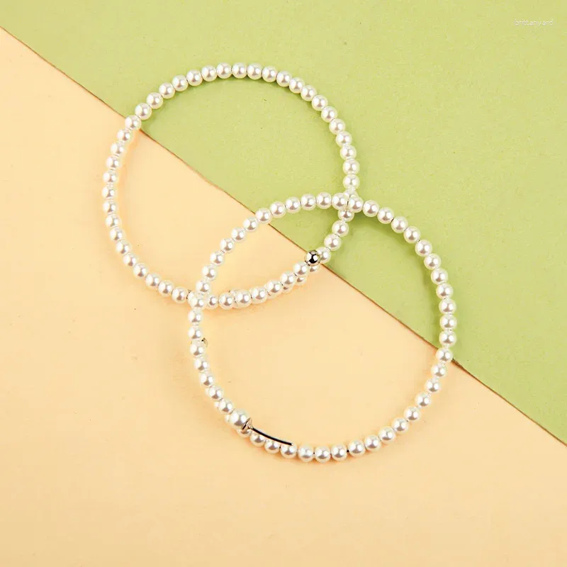 Orecchini a cerchio Design Perle di vetro Perline Gioielli alla moda per donne Ragazze dolci Alta qualità