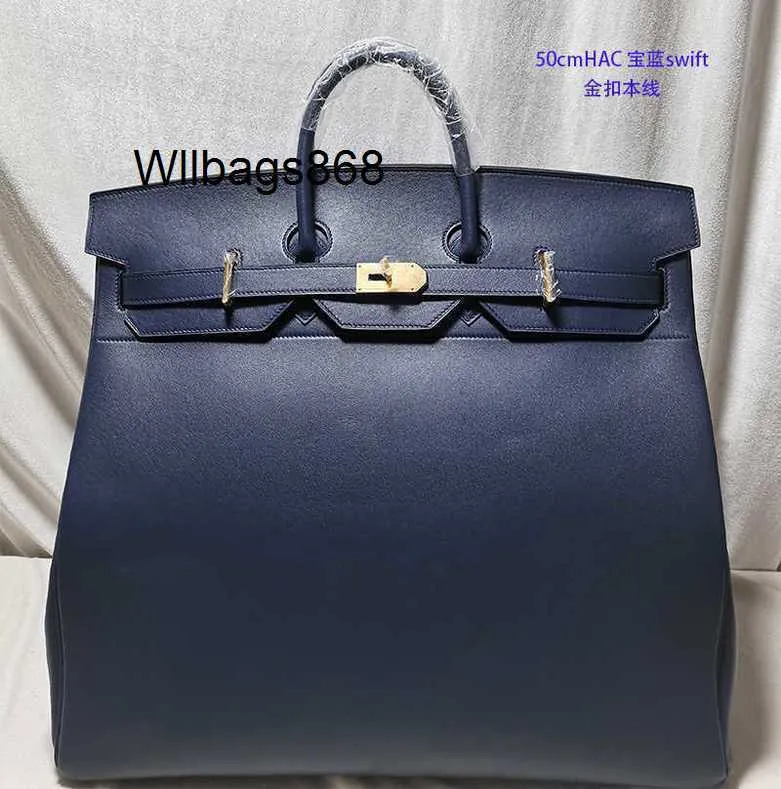 Handtasche aus echtem Leder, L, Luxus-Handtaschen, 50 cm, Tragetaschen, 50 cm, HAC-Tasche, große Reisetasche, große Kapazität, Leder-Reisetasche, herrschsüchtige Herrentasche