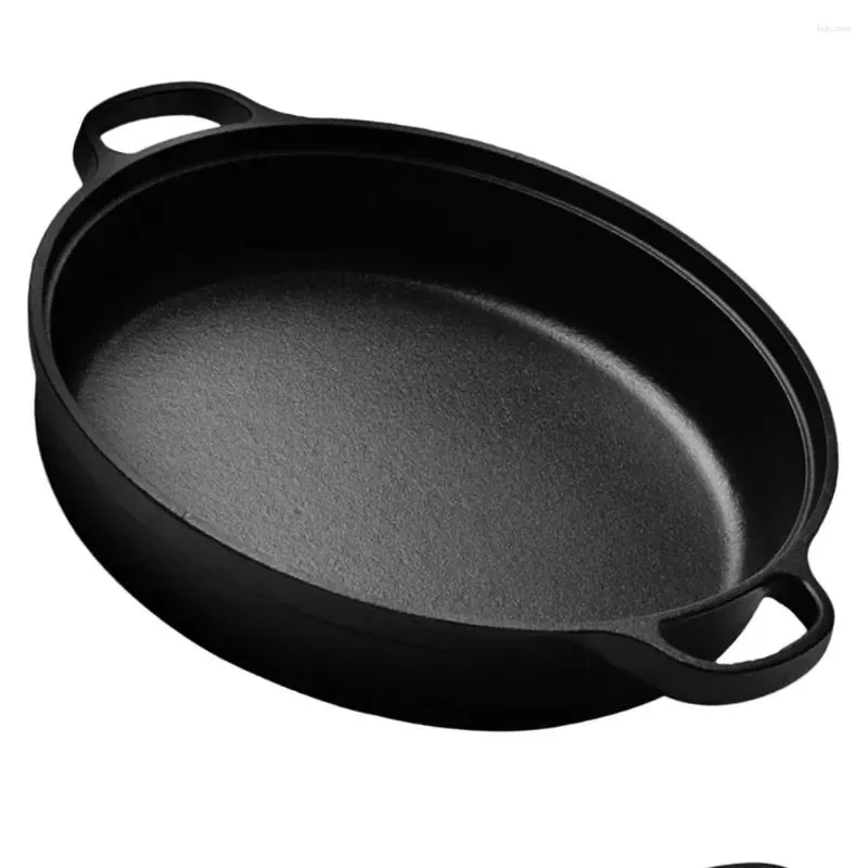 Pans Cast Iron Saucepan Pot Household Mongolian Stew Drop Delivery Home Garden Kitchen Dining Bar Cookware Otuf9