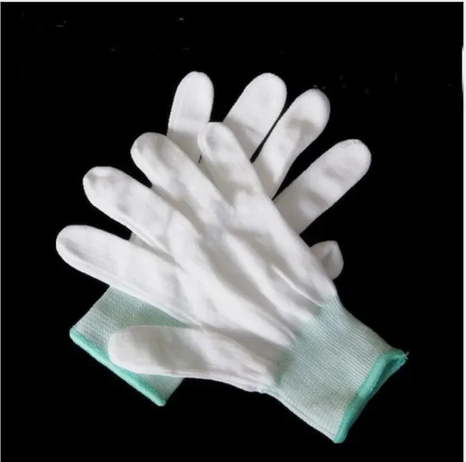 Gloves 10pair 13-pin Nylon White Glove Core Dust-free Polyester Electronics Factory Work Labor Insurance Men Women Hand Protection LL