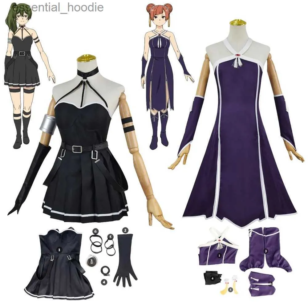 cosplay anime costumes ubel laufen roll-playing animation sousou no freden come girls ski handske bälte vuxen halloween carnival party setc24321