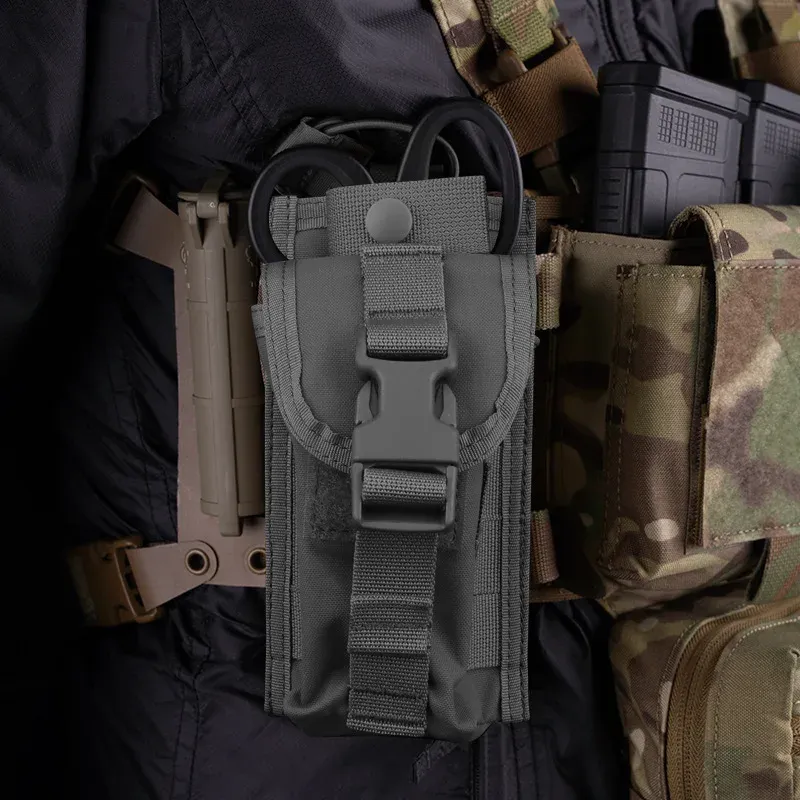 Sacs Pouche militaire MOLLE MÉDICAL COMPACT First Aid Kits Cat Garnalt Holder EMT Ciseaux Sac Sac Tactical Taon Pack Belt