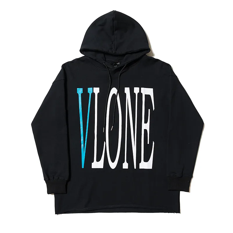 VLONE Sweat à capuche Nouveau coton Lycra tissu réfléchissant lumineux à manches longues décontracté classique mode tendance hommes sweat à capuche taille américaine S-XL 6018