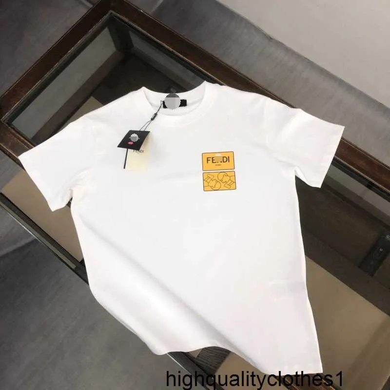 Designer Fenjia T-shirt à manches courtes Vêtements amples pour hommes Hip-Hop Vêtements pour hommes surdimensionnés Été Marque à la mode Gros homme Pur coton Moitié pour hommes 3XPJ