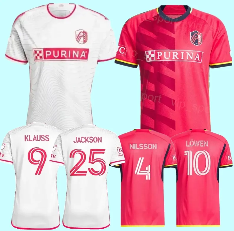 2023 2024 2025 St Louis City Sc Soccer Jerseys Lowen Nilsson Jackson Ostrak Gioacchini Stroud Klauss Saint St. Louis Home Away Away