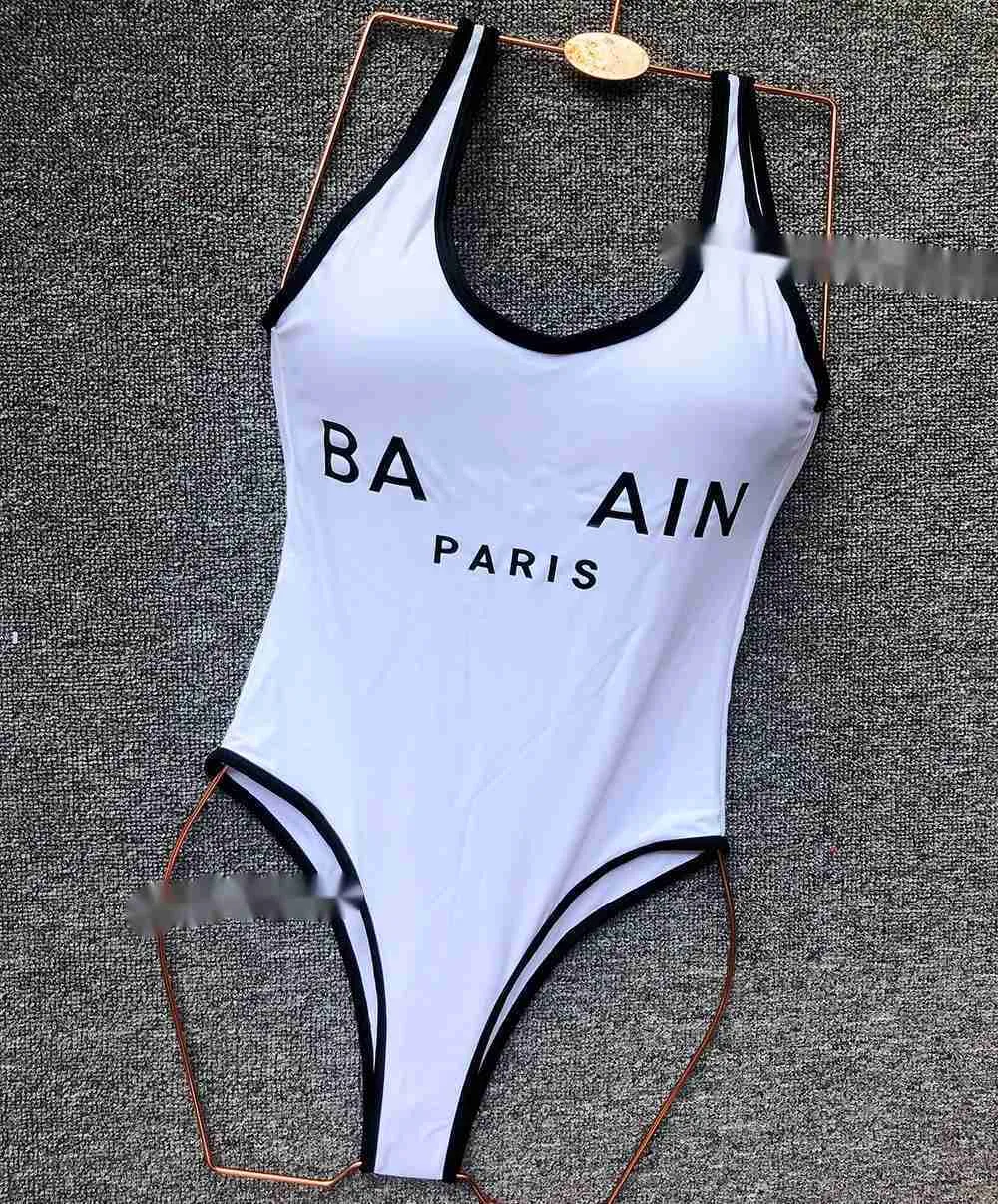 Frankrike Paris Designer Högkvalitativ kvinnor Bikinis Set Sexiga en/två stycken trycker vackra bikini Transparent baddräkt