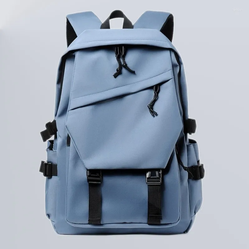 Sacos escolares 2024 elegante saco de tecido de alta qualidade simples casal mochila lazer viajando grande capacidade estudante