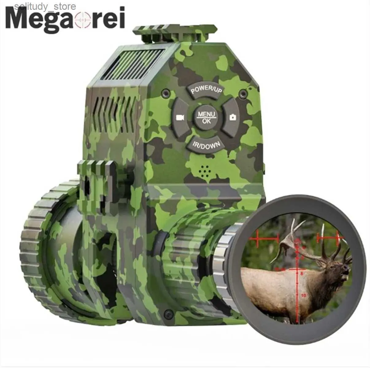 Hunting Trail Cameras Megaorei NK007 Hunting Rifle Night Vision DSLR Optical Infrared Camera Photo Video Recording 200-400m Dark Q240321