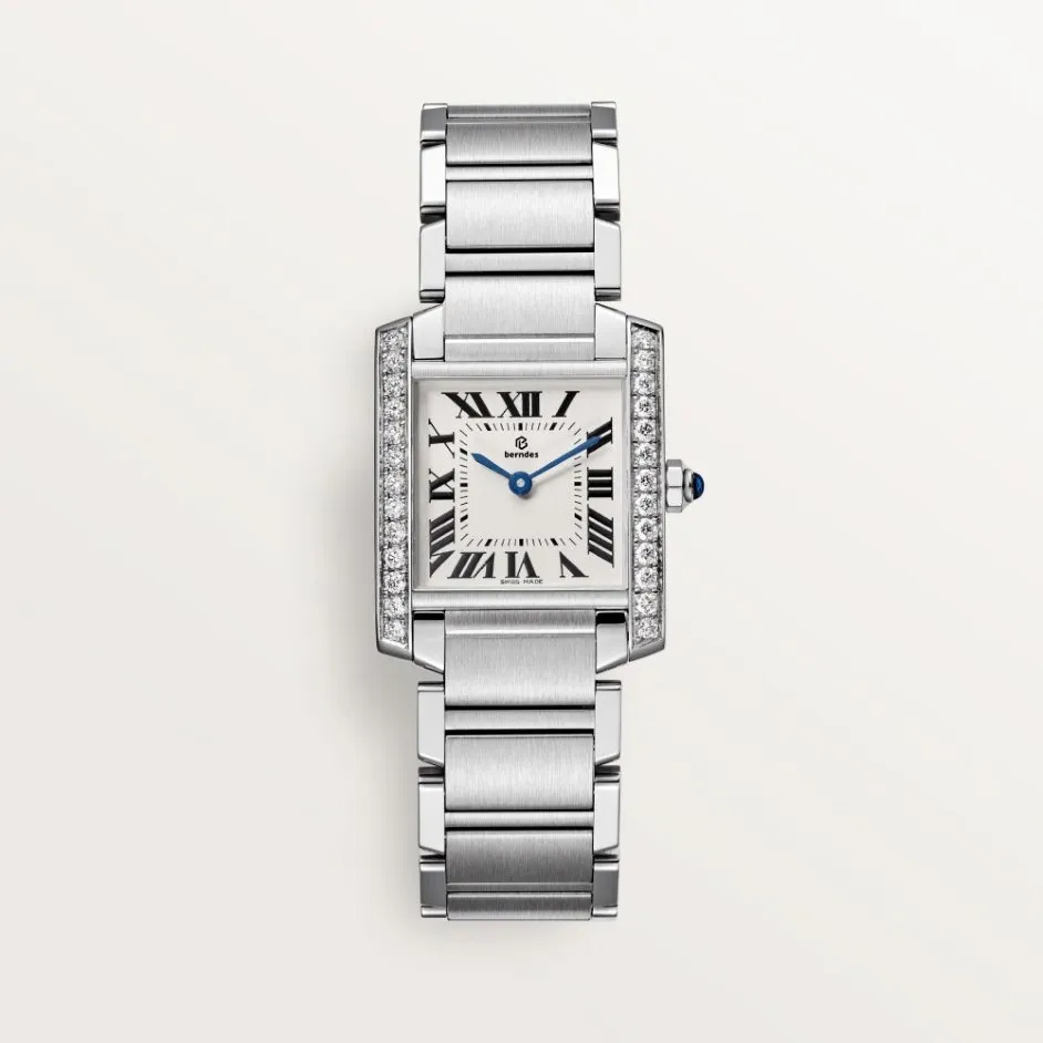 Orologio da donna, orologio alla moda, romantico francese, realizzato in acciaio inossidabile, design impermeabile 255C