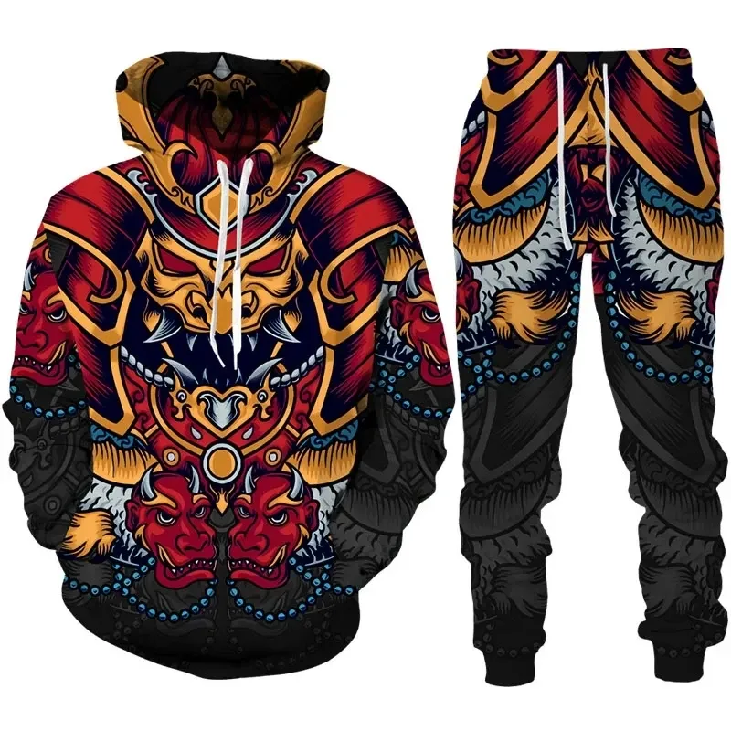 Hoody Trainingspak Mannen Sets Winter Dunne Hoodies Broek 2 Stuk Streetwear Hoodies Mannen Herfst Sweatshirt Joggers Joggingbroek Pak Male002