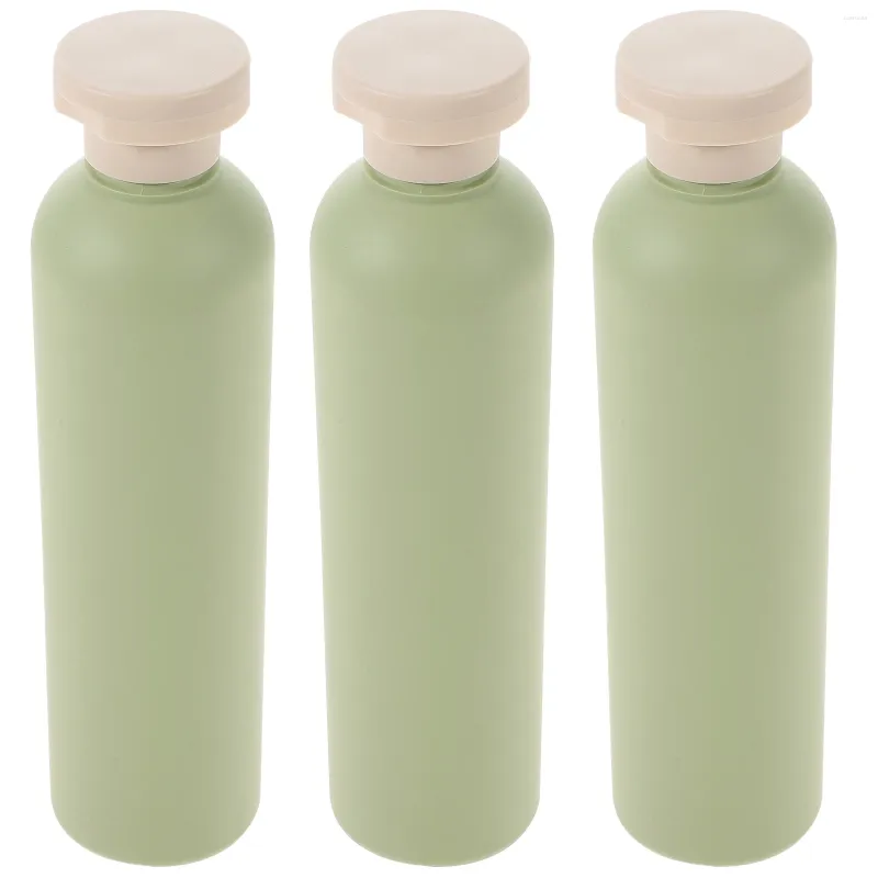 Liquid Soap Dispenser 3 Pcs Shampoo Shower Gel Bottle Miss Foaming Pump Pp Storage Lotion