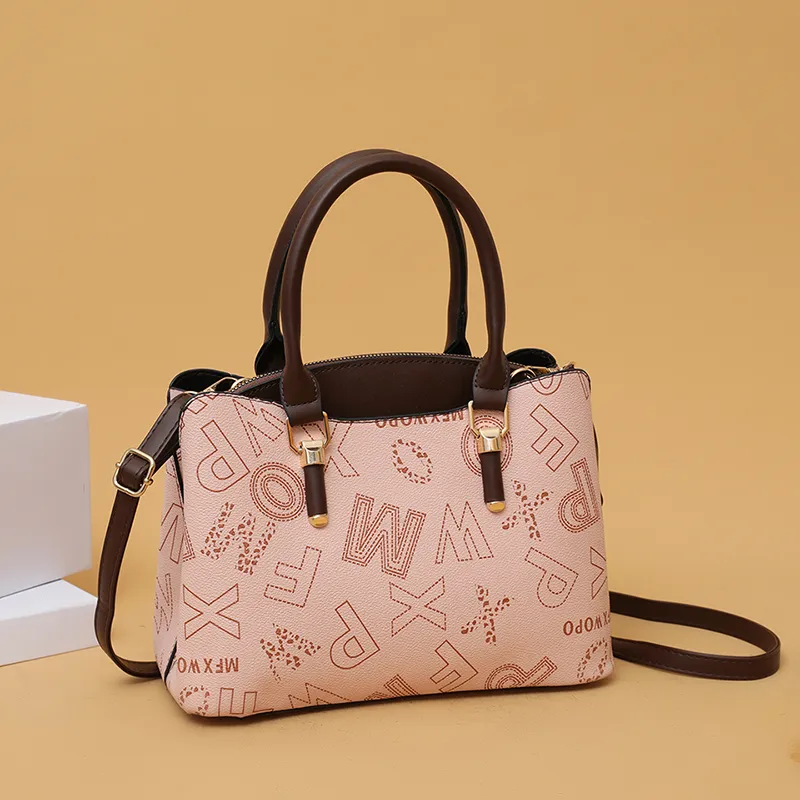 Розовая женская роскошная дизайнерская сумка sugao, сумка через плечо, сумка через плечо, высококачественная большая вместительная сумка из искусственной кожи, модная сумка для покупок, кошелек HBP
