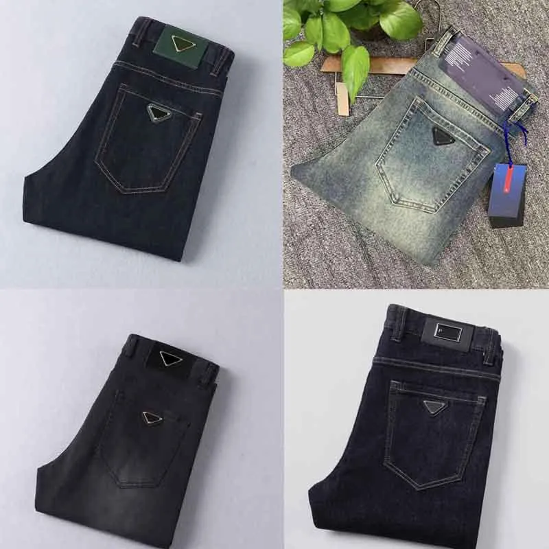 PAA -Designer Luxus -Männerhose Jeans Ami Jean Business Hosen Freizeithosen Frühlingsmodik Solid Color Black 2024 Großhandel Großhandel