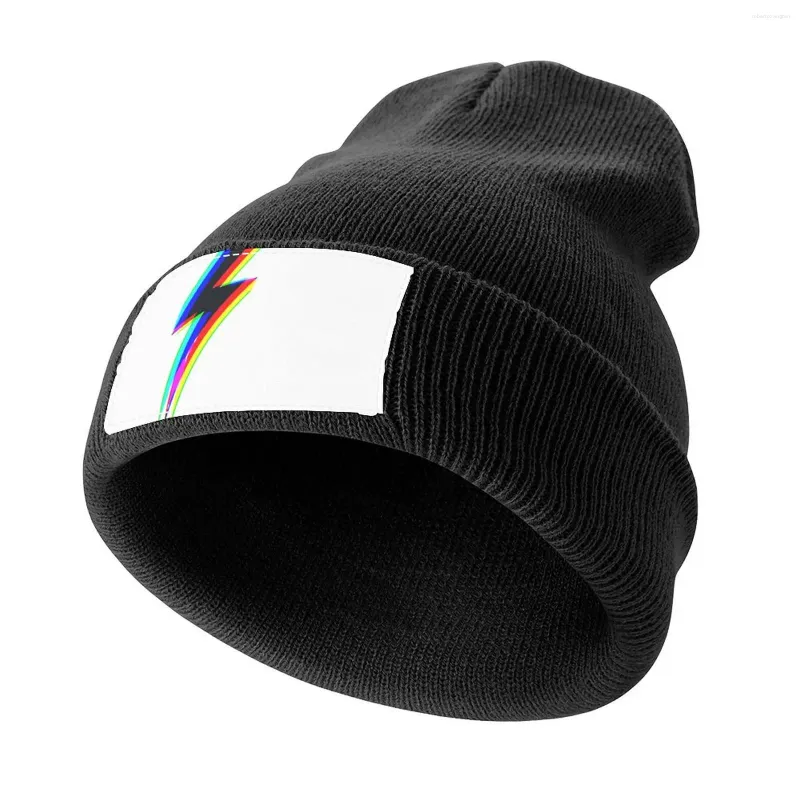 Berets Trippy Lightening Bolt Knitted Cap Sun Cute Women's Beach Visor Men's