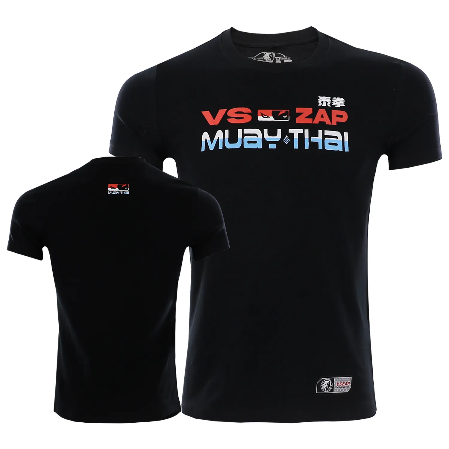 VSZAP combat Fitness sport Muay Thai Arts martiaux combat combat à manches courtes T-shirt imprimé sans décoloration