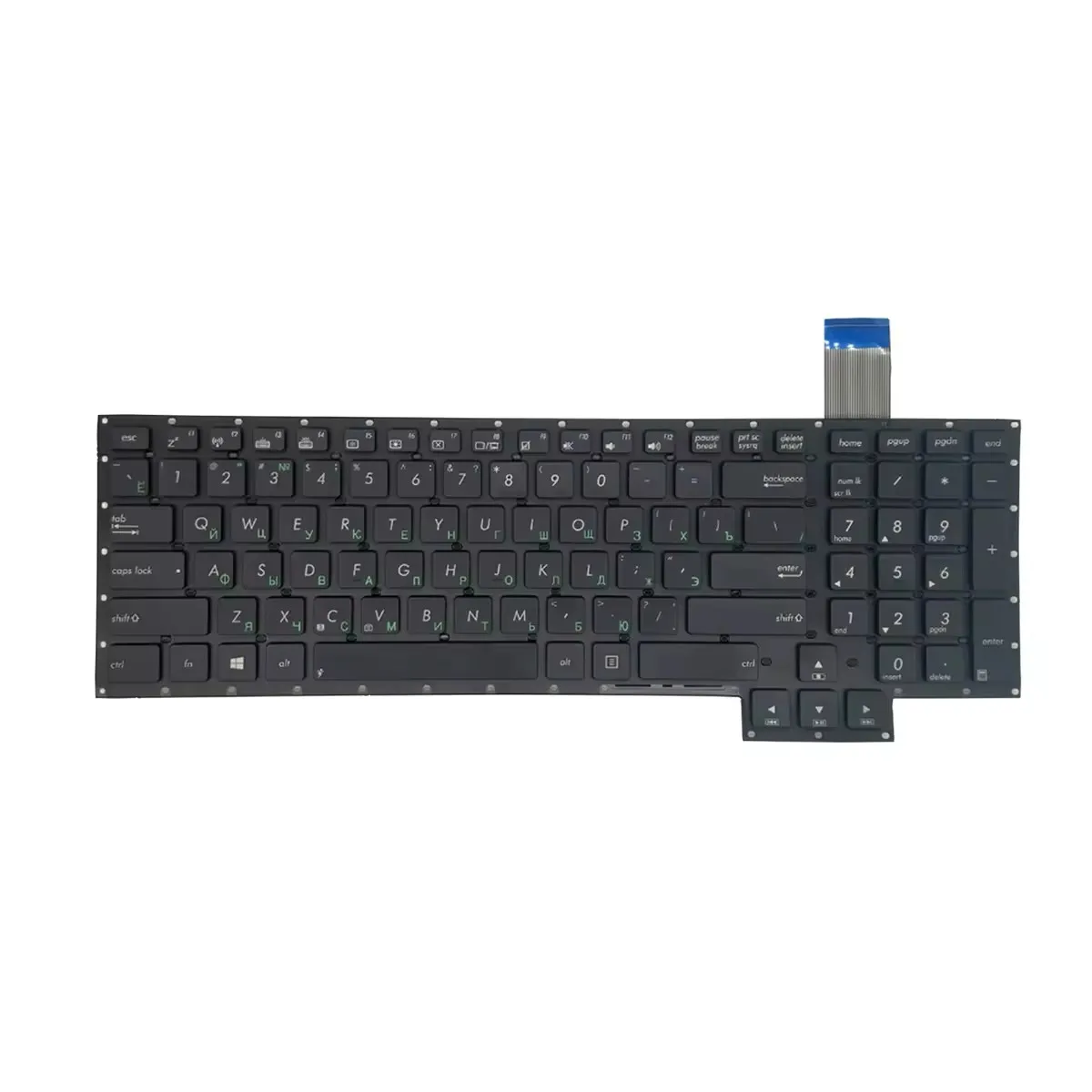 Nuevo teclado ruso para Asus G750 G750J G750JH G750JM G750JS G750JW G750JX G750JZ G750JY teclado negro RU para ordenador portátil