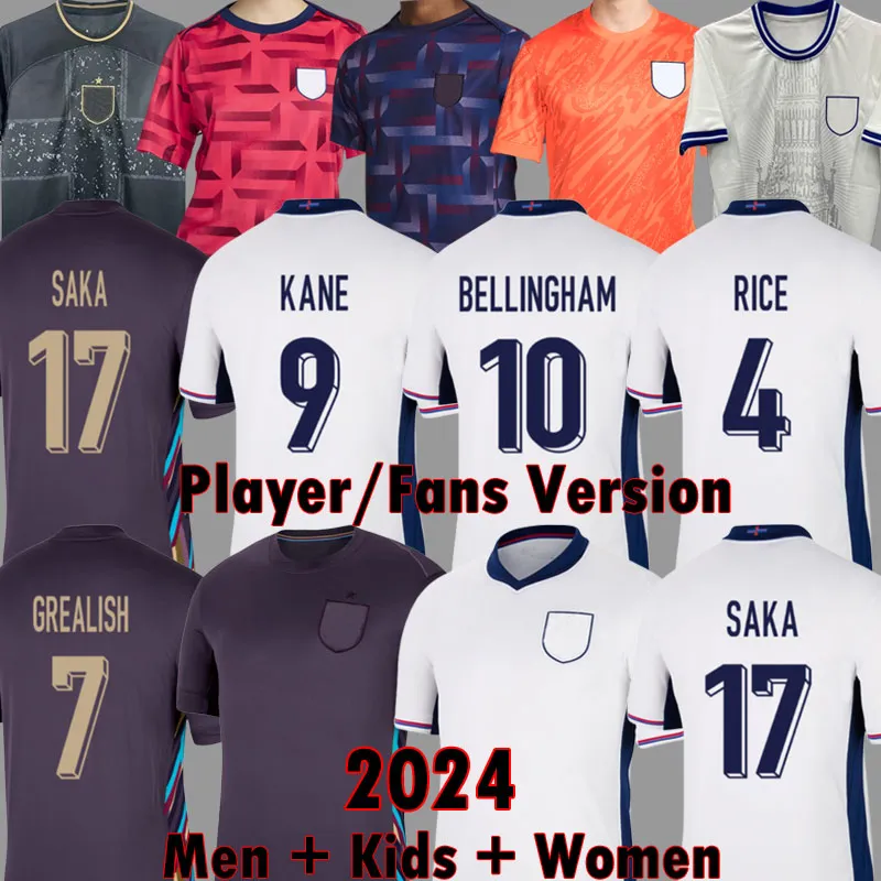 2024 Euro SAKA FODEN ENGLANDS Voetbalshirts BELLINGHAM RASHFORD 24 25 KANE GREALISH Nationaal ENGLANDS Voetbaltenue Dames shirts Wit Heren Kindertenues 3XL 4XL