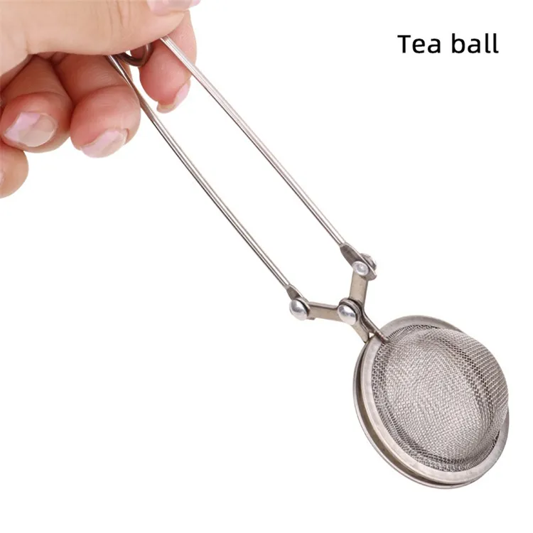 أدوات إكسسوارات أدوات المطبخ Drinkware Tea Infuser Stainless Steel Cofme Mesh Coffee Filter Filter Diffuser Diffuser Monther Ball Tea Tea LT858