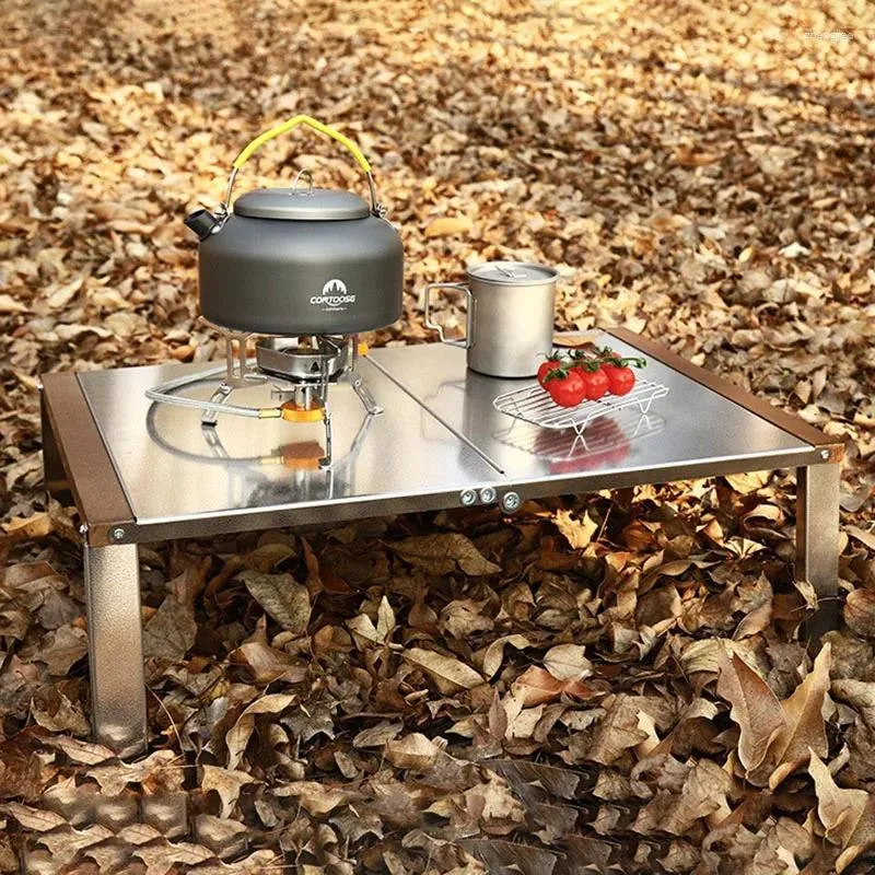 Mobili da campeggio Tavolo pieghevole Tenda da campeggio esterna Tè BBQ Portatile Leggero Forniture da viaggio per il tempo libero Regolabili