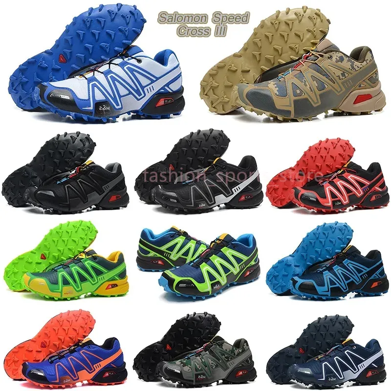 2024 Classic Speedcross 3 Zapatos casuales Hombres Speed Cross 3.0 3s Moda Utilidad Botas bajas al aire libre para hombres Mujeres 3.0 CS Zapatillas deportivas Tamaño 40-48 C6