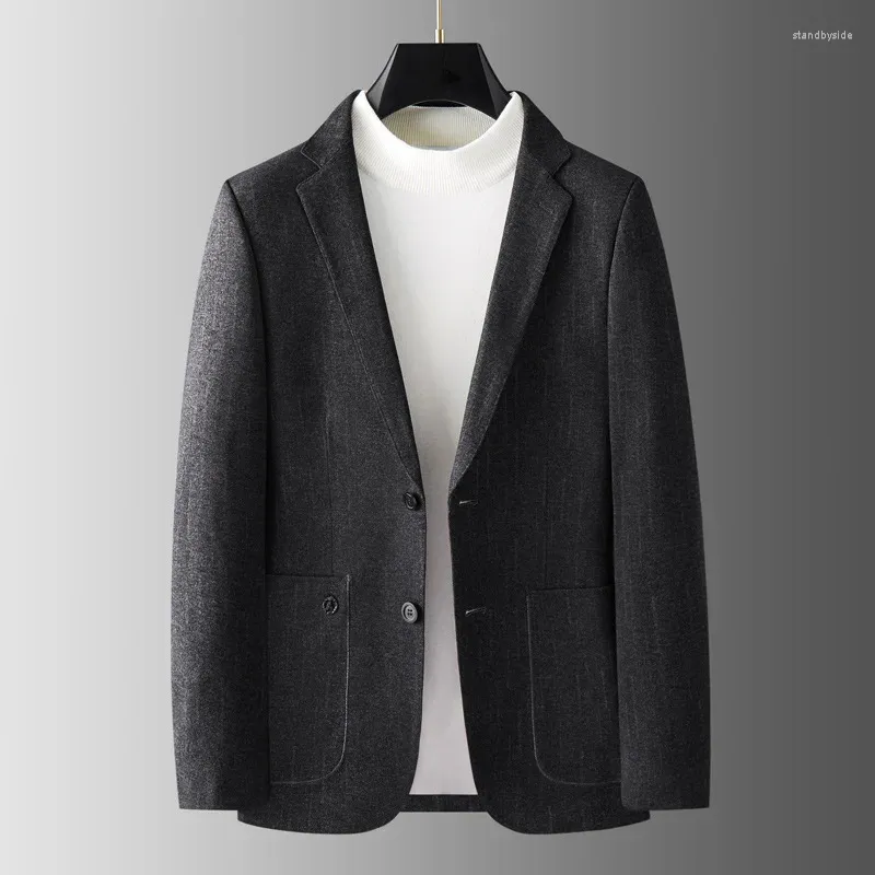 Suites para hombres 13908 Conjunto de trajes personalizado Slim Actualización de negocios y atuendo formal profesional Jacket de casualidad