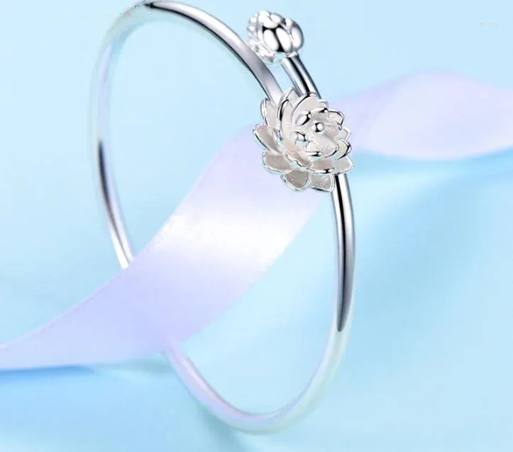 Bangle Authentic 925 Sterling Silver Charm Beads Armband för kvinnor avancerade S925-armband Fina smycken GIRGE