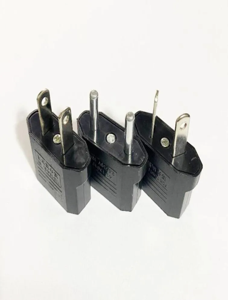 US USA till EU Euro AC Travel Power Socket Adapter Adapter Converter 2 Pin Plug6159911
