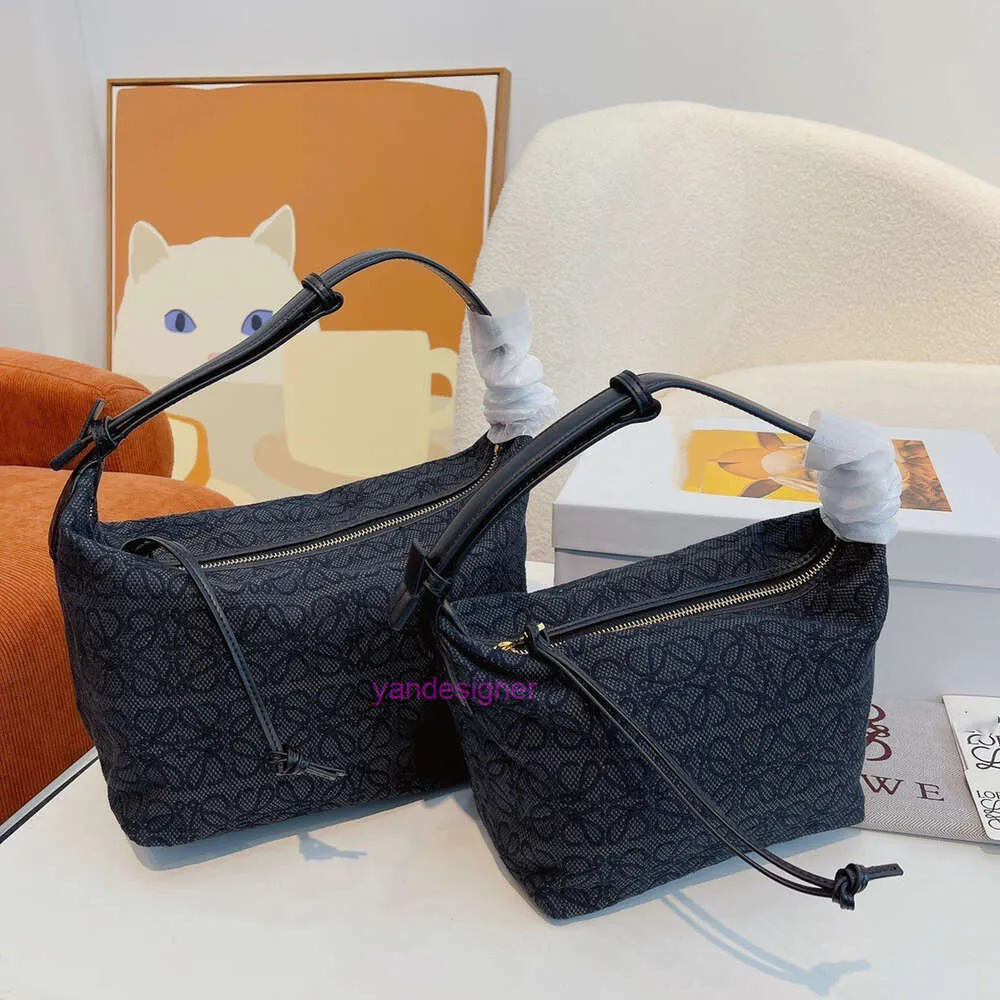 purse designer bag Cubi Lunch Bag Fashion loewile Versatile Jacquard Embroidery Handheld Underarm Bag