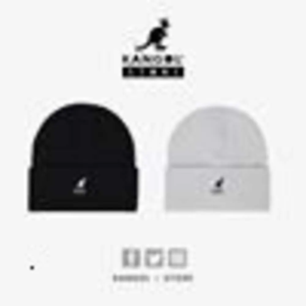 デザイナーKangaroo Kangol Hat Cap Hat Childrens汎用秋と冬の刺繍動物ニットハットファッションブランド韓国版Ins Net Red Wool Cold Hat