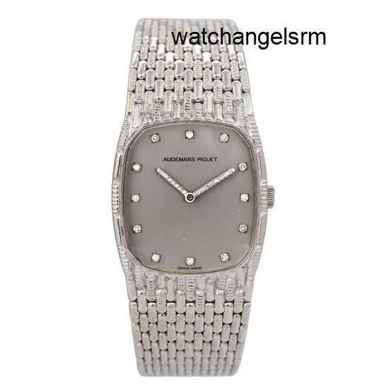 Business Fashion Wristwatch AP WIST SAWE 18K PLATINUM Skala z diamentowym zestawem Manual Mechanical Fashion Watch Watch Luksusowy zegarek Szwajcarski zegarek Highend