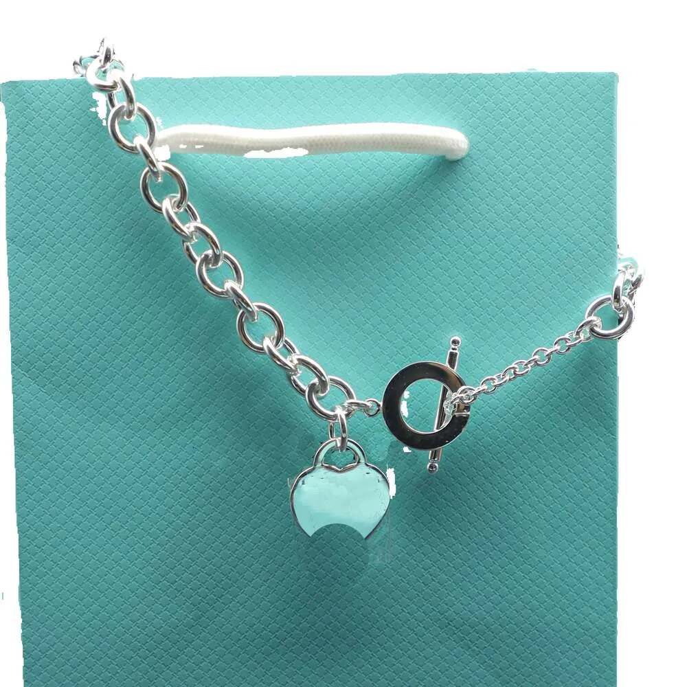 Klassieke dames hart ketting modeontwerper parel prachtige ambachtelijke liefde sieraden groothandel sterling sier vakantiegeschenken met doos