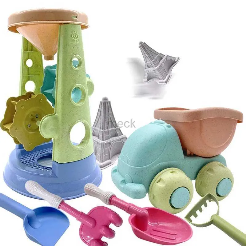 Sand Play Water Fun Summer Beach Toys for Kids Sandbox Set Beach Water Game Toy Children Beach Play Sand Water Play Tools Outdoor Toys Kids Gift 240321