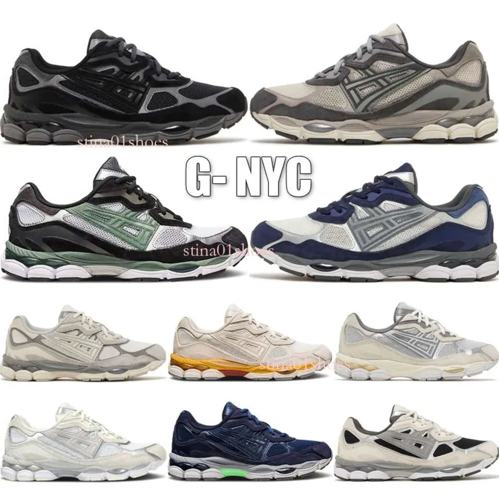 Кроссовки для бега Top Gel NYC Marathon 2023 Дизайнерские кроссовки Oatmeal Concrete Navy Steel Obsidian Grey Cream White Black Ivy Кроссовки для уличной тропы Размер 36-45 26