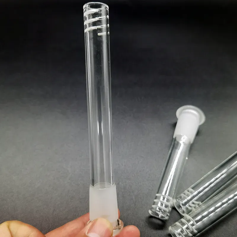 Glass Downstem Diffuser With 6 Cuts Hookah Pipe Flush Top 14 18 mm Female Reducer Adapter Lo Pro Diffused Down Stem For Glass Beaker Bong Water Pipes