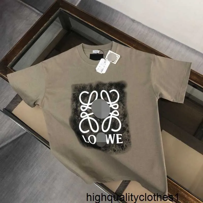 Designer Luo Family T-shirt à manches courtes pour hommes vêtements amples hip-hop surdimensionnés vêtements pour hommes été marque à la mode gros homme pur coton moitié homme GPM0