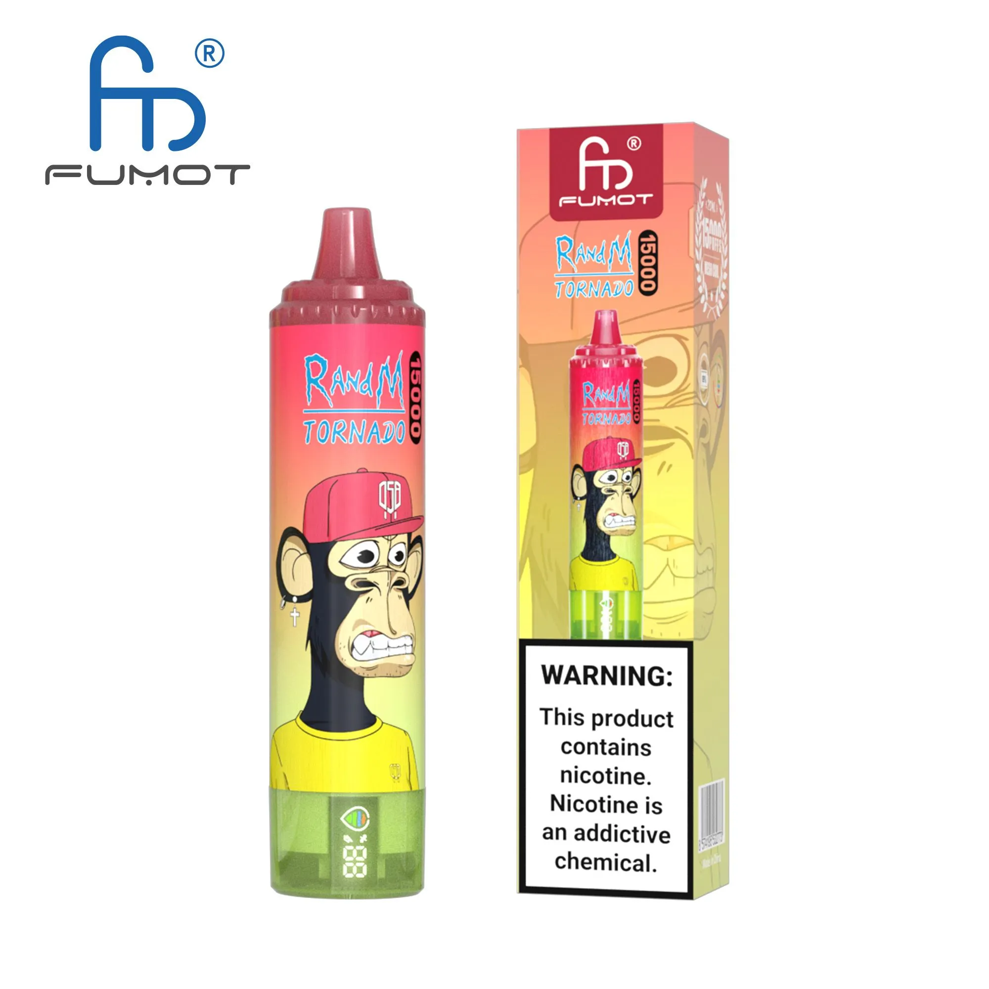 Fumot Wholesale Vape E Cigarette Randm Tornado 15000 Puff Disposable Vape  Pen Hookah Wholesale Vape vaper utco puff 18k 18000