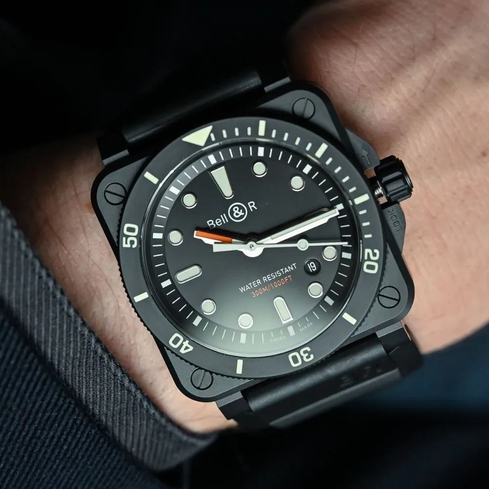 Montre Luxe Original Bell Ross Mens Diver Watch Chaters Watches Men Luxury Watch Dhgate New
