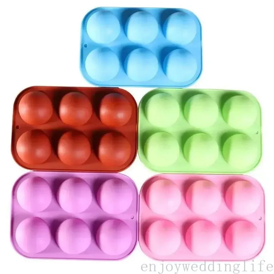 Ronde siliconen chocolade mallen voor het bakken van taart Snoep Cilindervorm voor Sandwich Koekjes Muffin Cupcake Brownie Cake Pudding Jello FY4438 DHL sxjul16