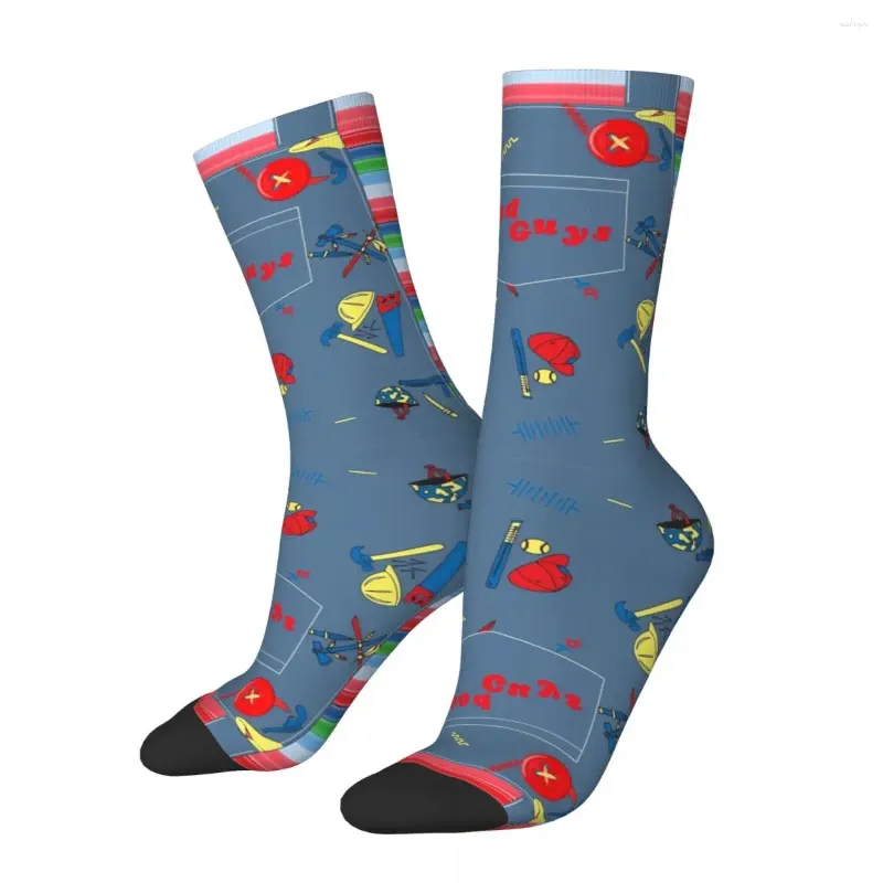 Herrensocken, fröhlich, lustig, männlich, lässig, gute Jungs, Kind, Puppe, Chucky, Socke, Polyester, Damenstrümpfe, Frühling, Sommer, Herbst, Winter