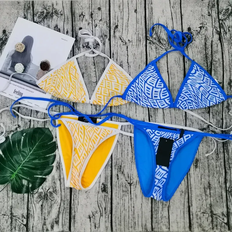 Designer de alta qualidade Ladie Moda Swimsuits Designer Mulheres Misture Designers de maiôs Multicolors Summer Bikini Set