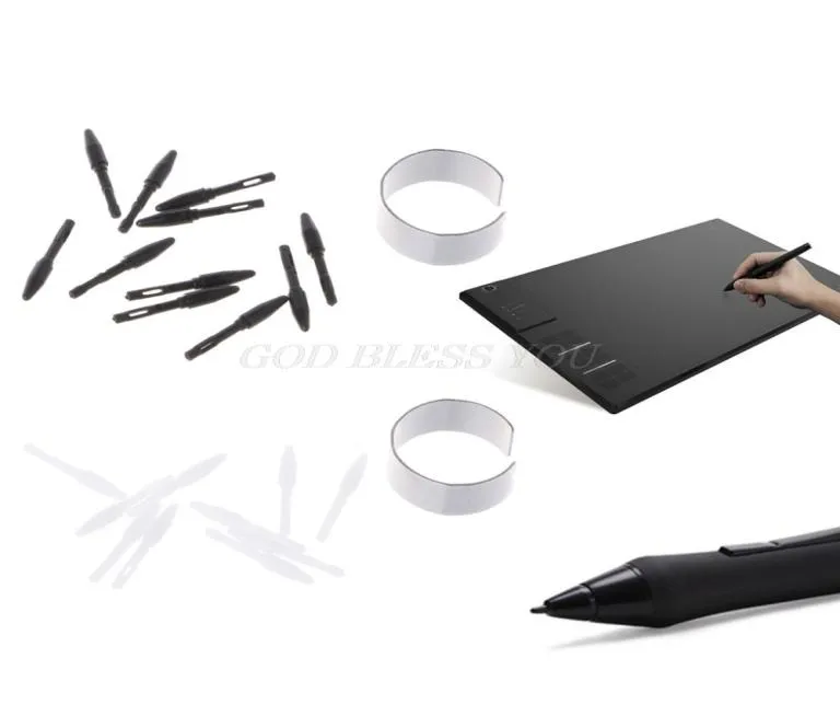 10 PCS Ersättning Pen NIBS Pen Tips Bara för Huion Digital Graphics Tablet9619549