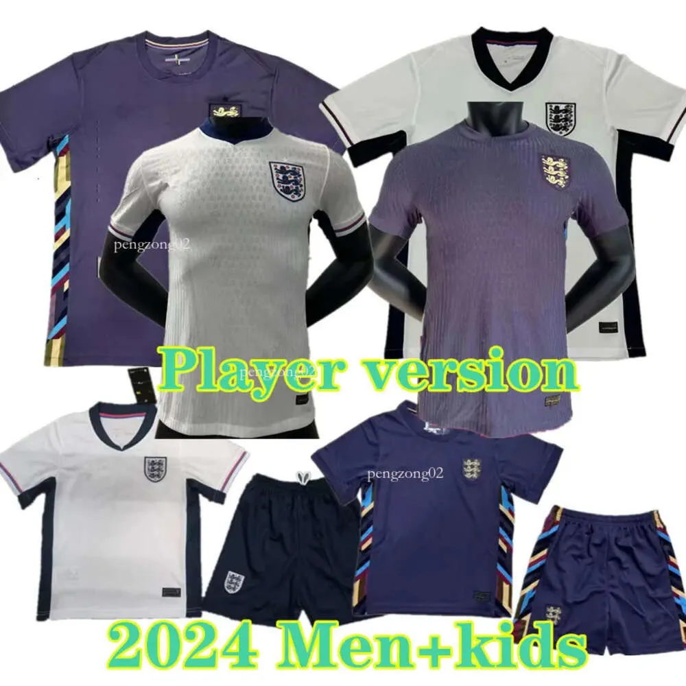 24 Euro Cup England Jersey KANE Home Away Soccer Jerseys SAKA RICE FODEN RASHFORD STERLING MAGUIRE GREALISH BELLINGHAM Men Kids Fans Player Football Shirt Kit 70