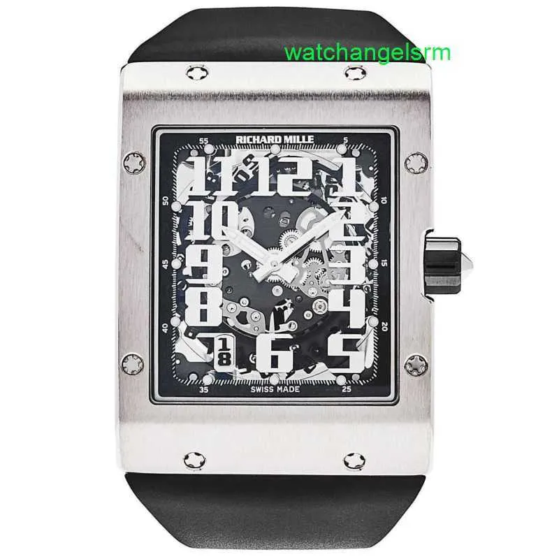 Racing Mechanical Wristwatch RM Wrist Watch RM016 Ultra Thin Platinum RM016 Men's Watch