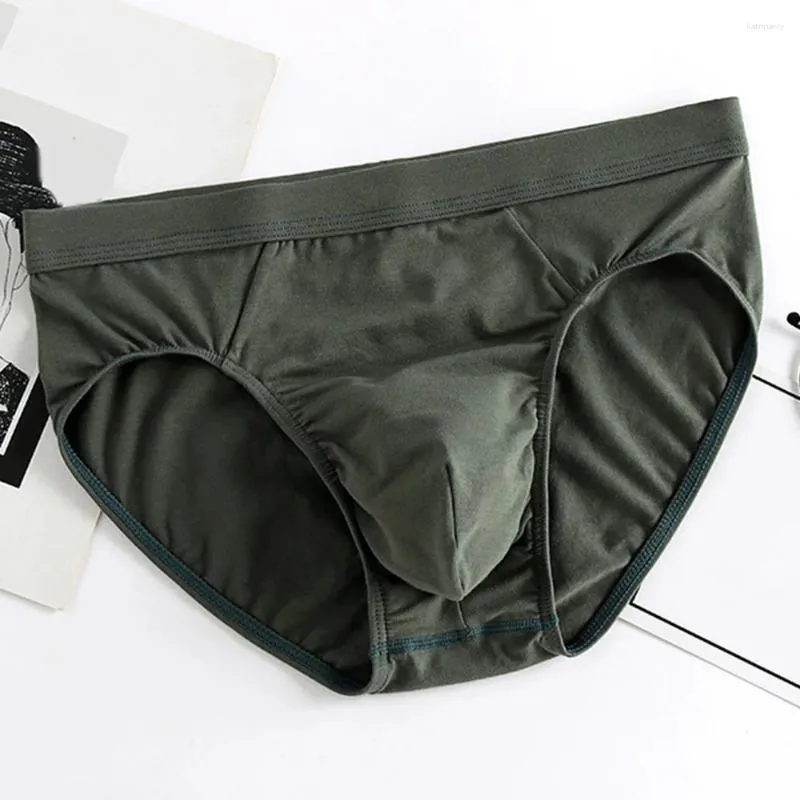 Underpants Men Solid Color Briefs Sexy Shorts Seamless Comfortable Soft Panties Cotton Skin-friendly Sport Casual Underwear