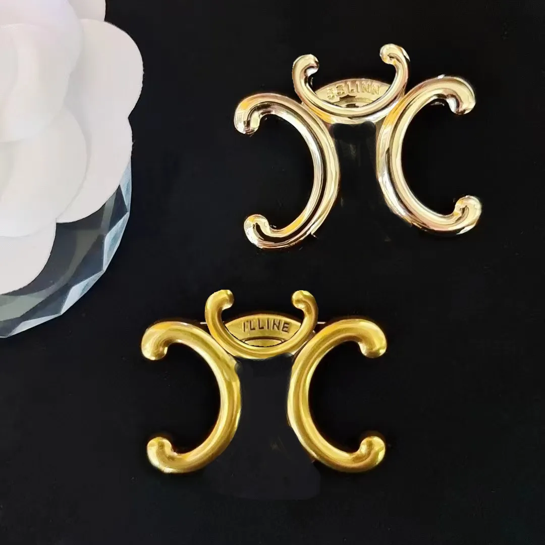 Dames Designer Broches Pins Luxe Broche Mode Letter Legering Broche Pak Trui Hoed Zak Sieraden Decoratie