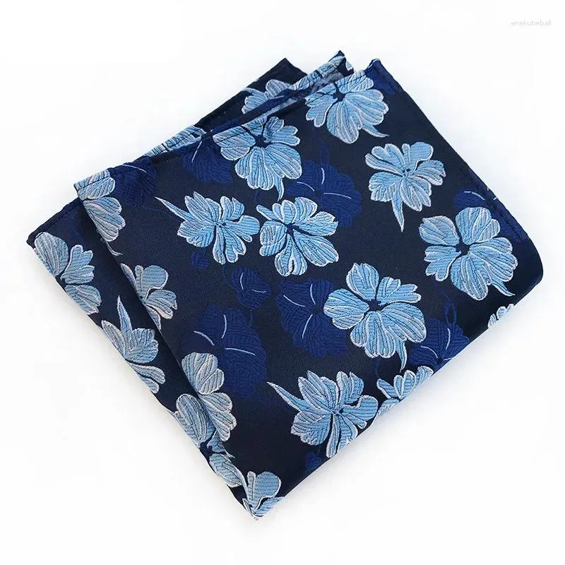 Bow Ties Luxury Man Hanky ​​Paisley Floral Pocket Squares jedwabna chusteczka dla mężczyzn Bankiet garnitur w klatce piersiowej ślub 25